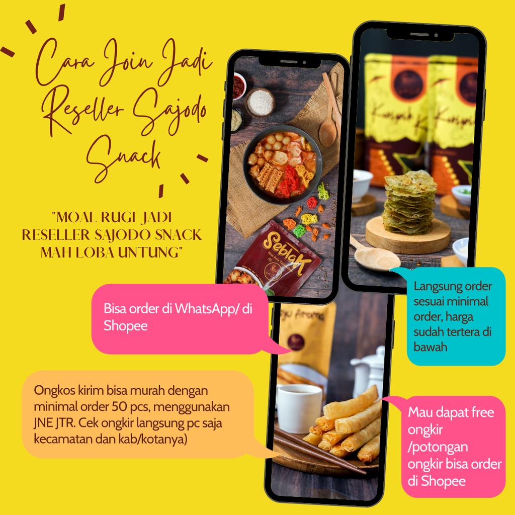 Sajodo Snack - [PAKET KHUSUS RESELLER] Keripik Kaca Pedas Daun Jeruk