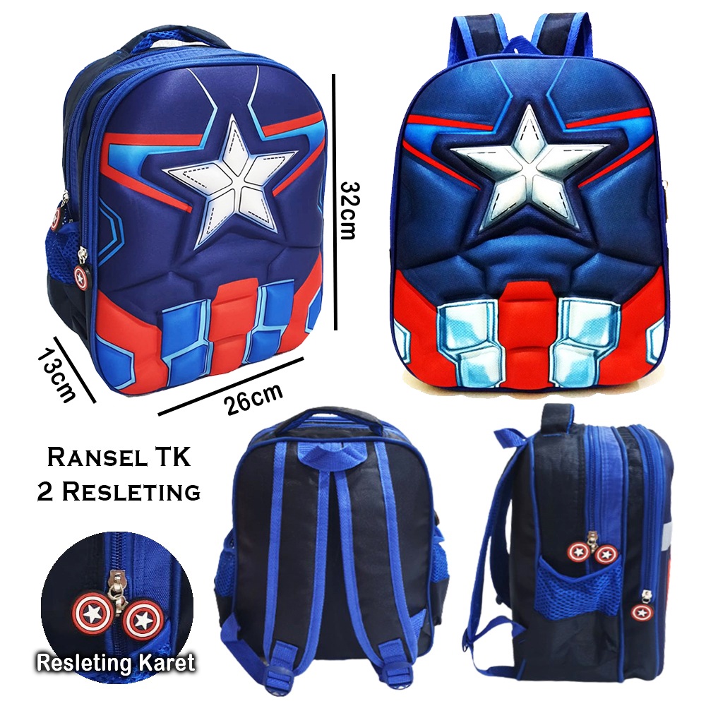 SALE PROMO TAS Timbul TERMURAH Tas Ransel Anak Sekolah Laki Laki TK Motif 3D Timbul