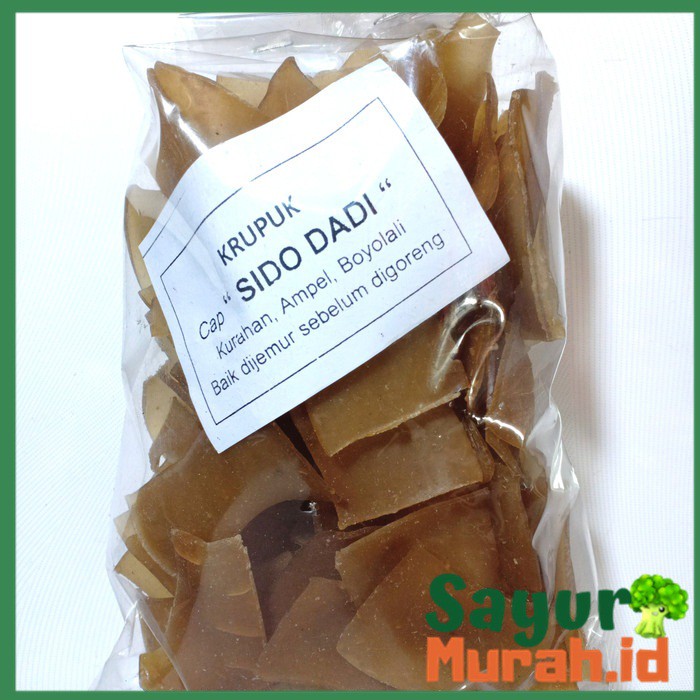 Jual Kerupuk Coklat Gendar Mentah Khas Sidodadi 250g Shopee Indonesia