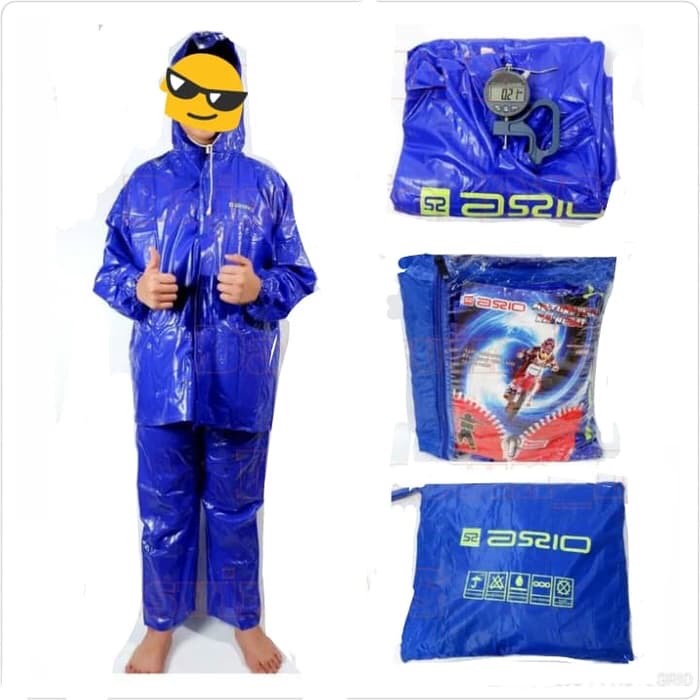 Raincoat Jas Hujan Setelan Axio Karet Rubber Raincoat Mantel Hujan Axio 298