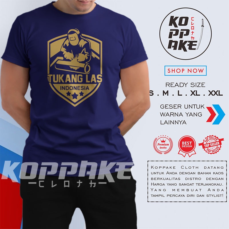 Kaos Tukang Las Indonesia Welder Baju Distro