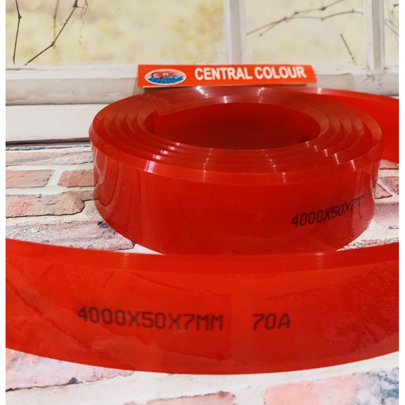 

Rakel Sablon 4000 X 50MM X 7MM + FREE Gagang Kayu Per CM - Merah