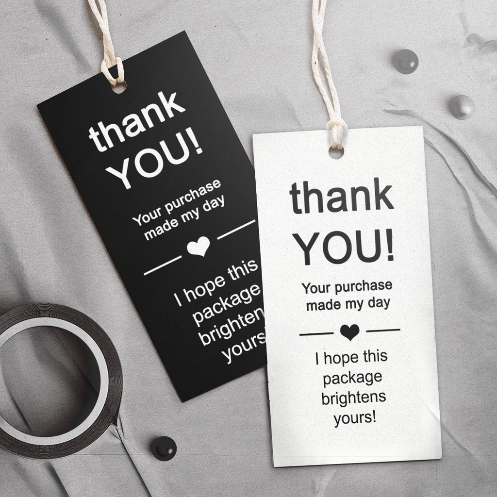 

hang tag tank you | thank you card | custom nama sendiri