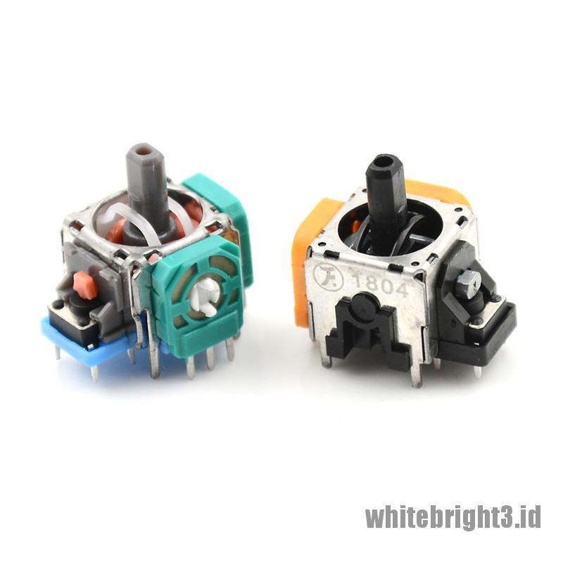 &lt; White3 &gt; 5Pcs Sensor Analog Joystick Rocker 3D 3 Pin Untuk PS4 Pro
