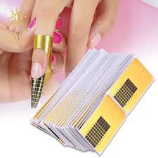 Nail Form 500 PCS / Cetakan Nail Extention/ Nail Form Acrylic Nail Art Gel Extention