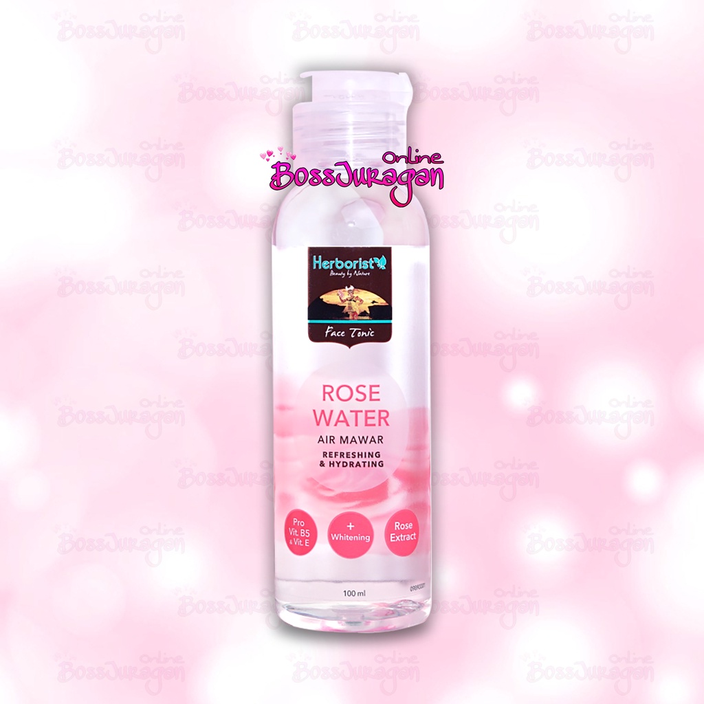 (BOSS) HERBORIST Rose Water 100ml (air mawar) | HERBORIST Rose Cleansing Milk 100ml