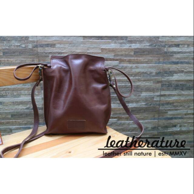 Tas kulit Sapi Asli Selempang slingbag wanita tas serut Mini Myra