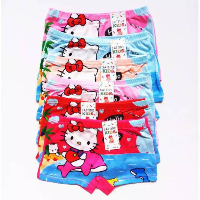 CELANA DALAM BOXER ANAK CEWEK / CD ANAK PEREMPUAN HELLO KITTY