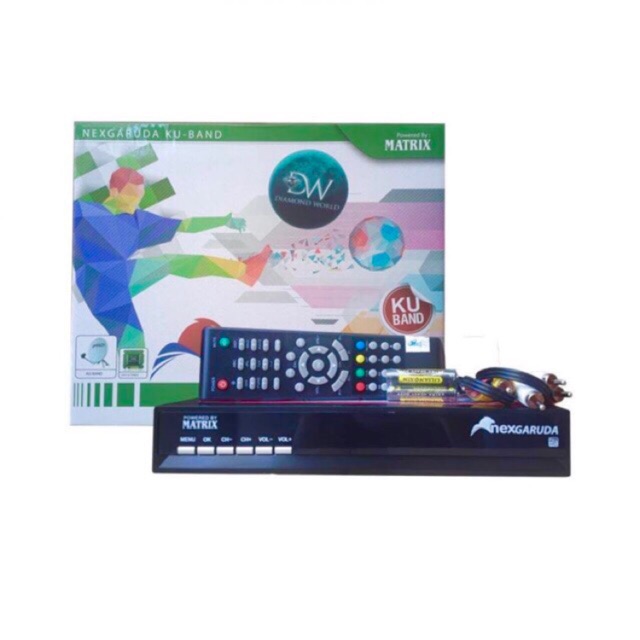 Receiver Matrix Parabola Garuda HD Mola TV Liga Inggris C KU Band