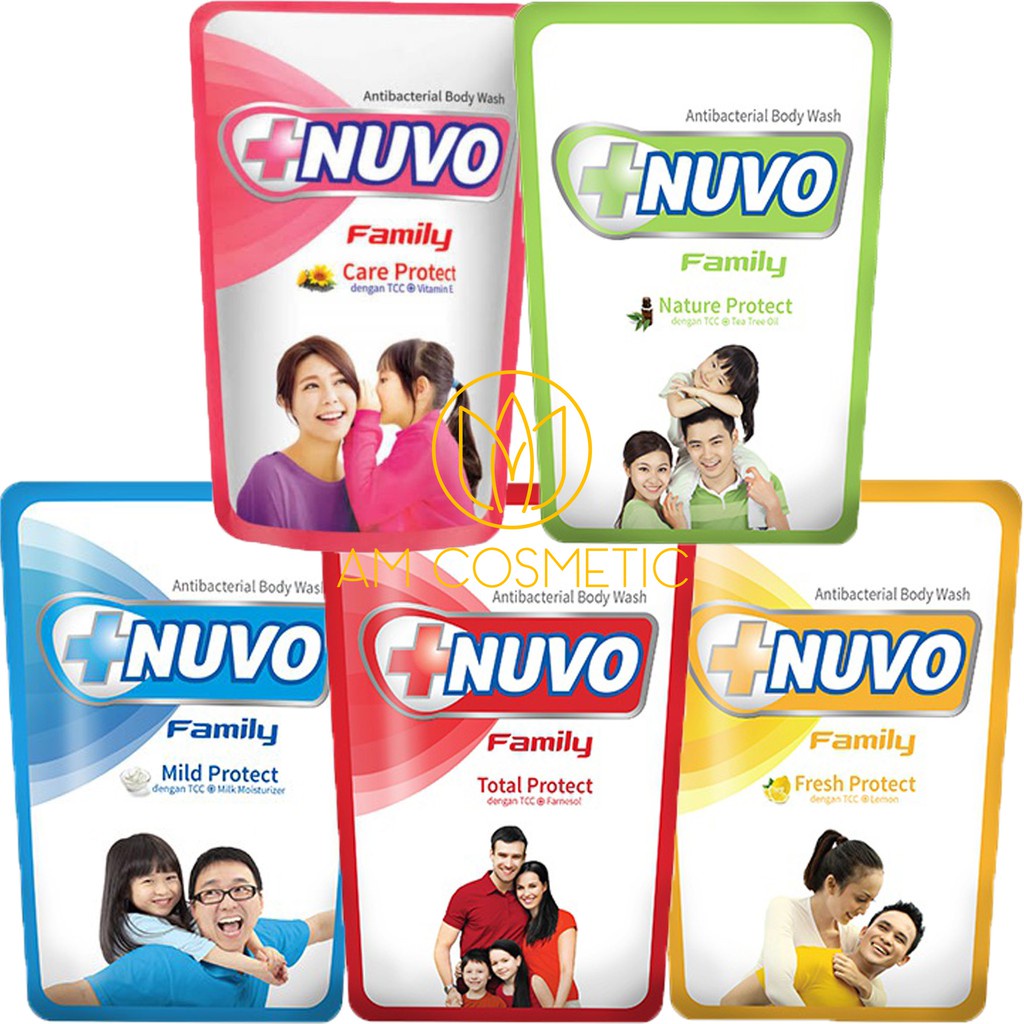 Jual Nuvo Antibacterial Body Wash Refill 450ml Shopee Indonesia