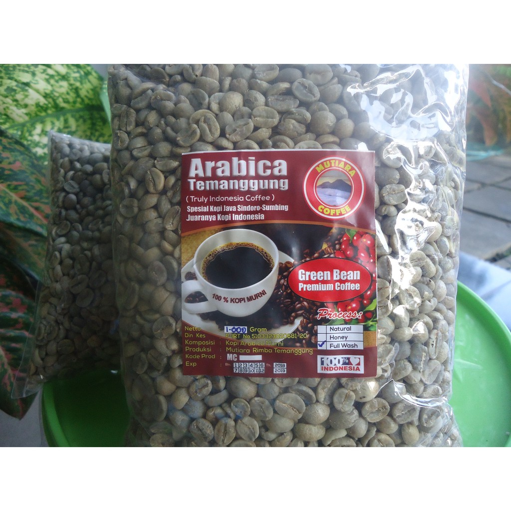 

Kopi Arabica Temanggung Natural Green Bean 1000 Gr