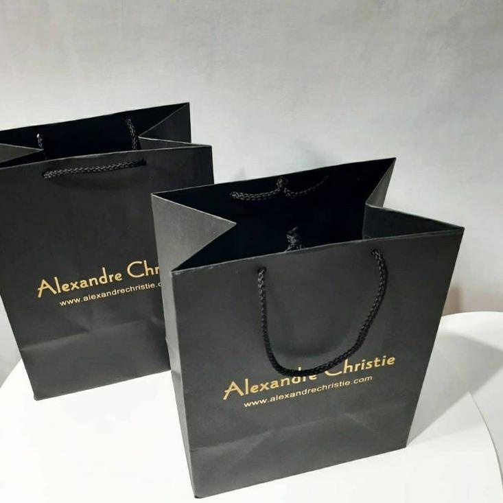 

[ND18] Paperbag Alexandre Christie Hitam Paper Bag Kotak Jam Tangan 949FJNC