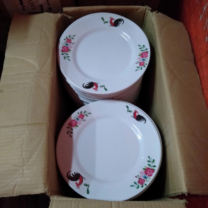Piring Ceper Melamin 10 inch / Piring Makan Melamin