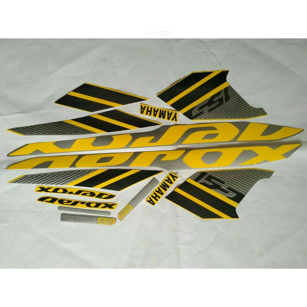 stiker striping lis body yamaha aerox 2018 - AHAMOTOR