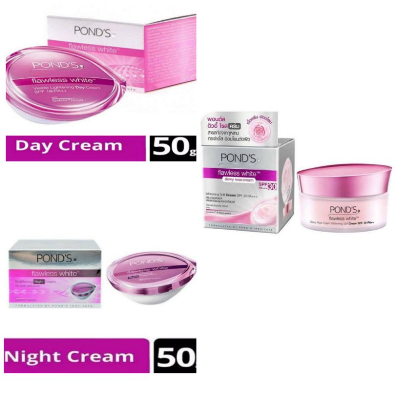 Pond's Flawless White Brightening Night Kream 50 Gr