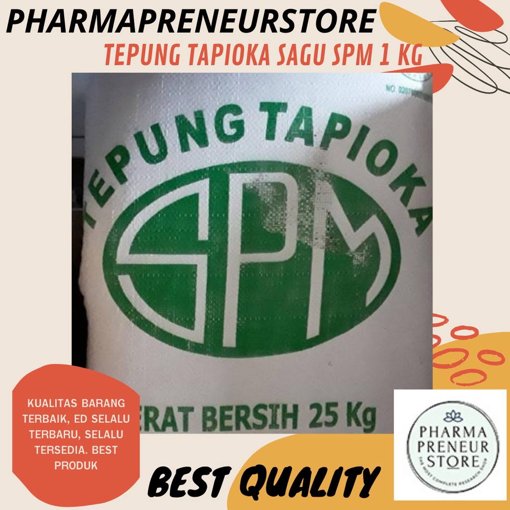 TEPUNG TAPIOKA SAGU SPM 1 KG KG BEST QUALITY