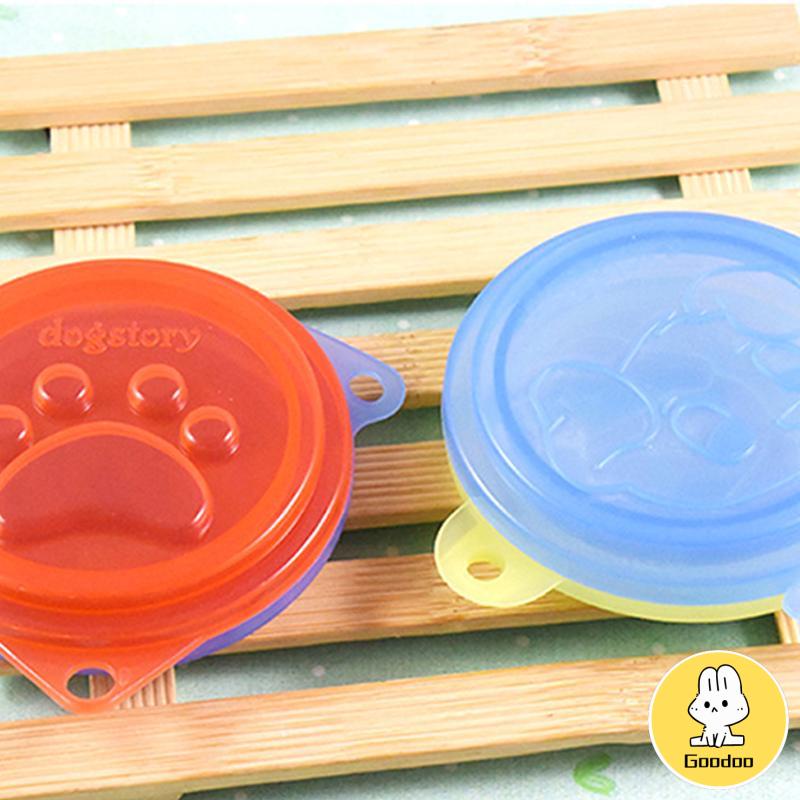 Penutup Makanan Kucing Makanan Kaleng Kaleng Makanan Kucing Silikon / Silicone Canned Cat Food Lid Cover / Tutup Kaleng -Doo