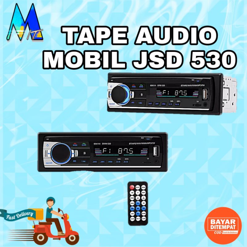 TAPE AUDIO MOBIL BLUETOOTH MULTIFUNGSI JSD-530