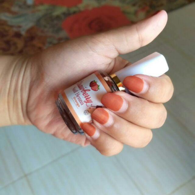Henna Kuku Halal Strawberry Nail Henna Henna Kuas Kutek Henna Shopee Indonesia