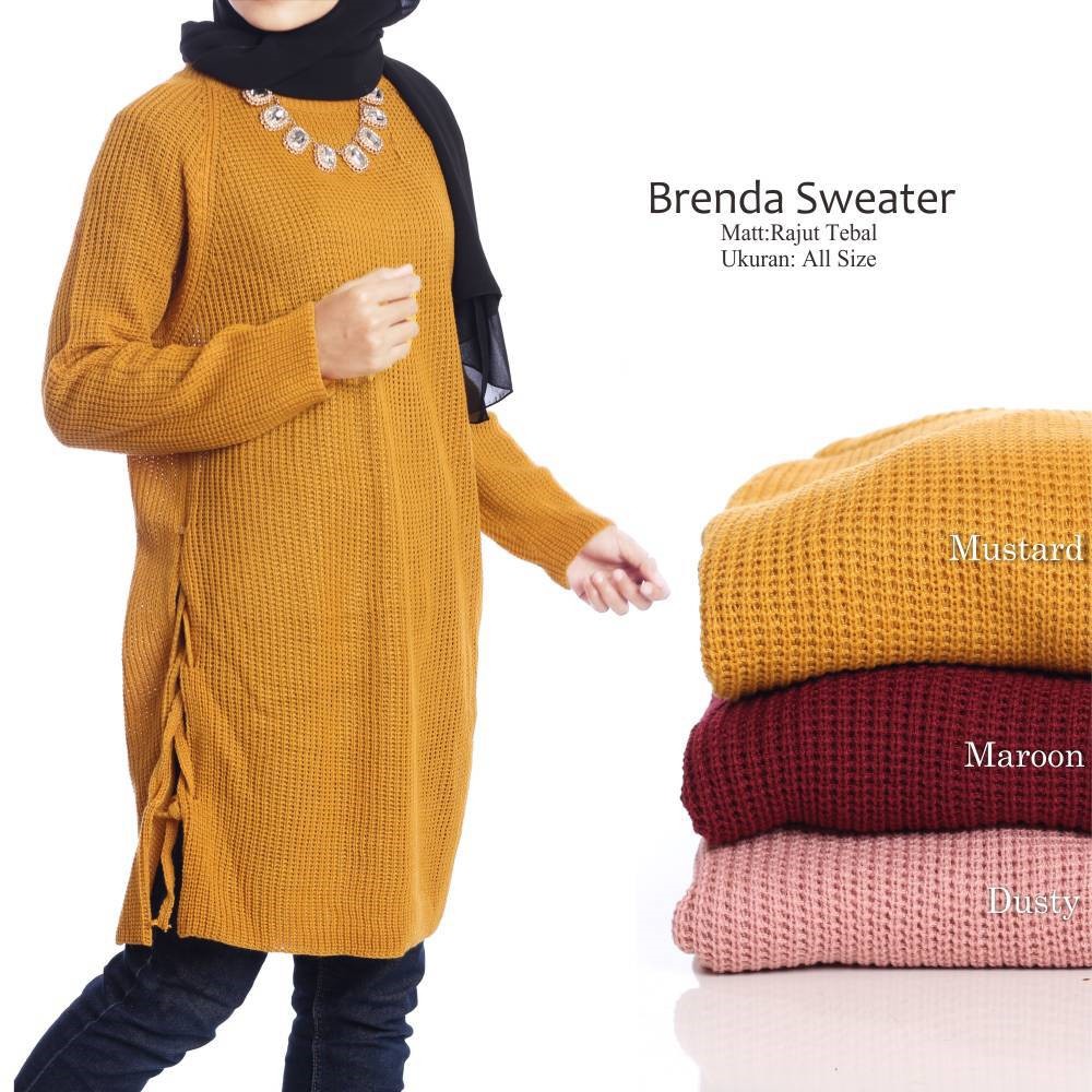 GROSIR RAJUT MURAH | BAJU RAJUT | RAJUT BANDUNG |BRENDA SWEATER