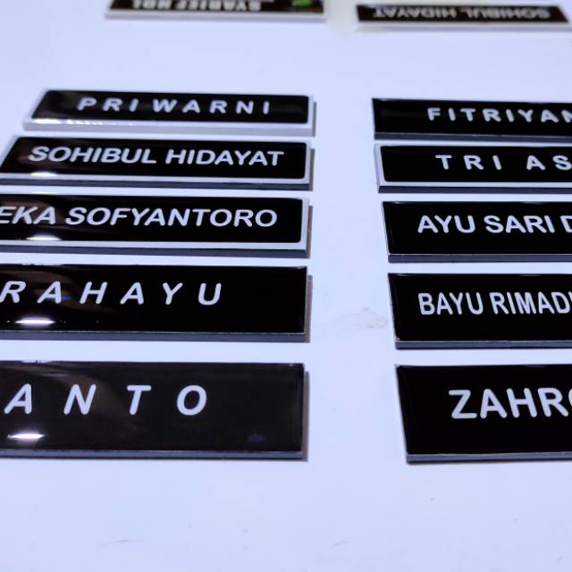 

Name tag acrylic murah berkualitas