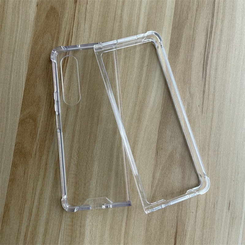 Casing Polos Samsung Z Fold 6 5 4 ZFlip5 ZFlip4 5G Z Fold 3 5G Z Flip 4 5G Z Flip 3 5G ZFold 5 ZFlip5 Flip5 Fold5 Fold6 Flip6 Z Flip 6 - Case Transparant Anti Crack Akrilik Fuze