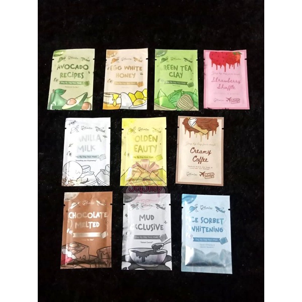 Paket Hampers Mask LEA Gloria 10 pcs @ 10 gram | paket 10 pcs masker |