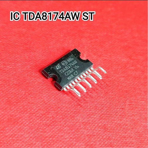 IC VERTICAL TV TDA8174AW ST GENUINE TDA 8174AW DEFLECTION CIRCUIT TDA-8174AW ORIGINAL ASLI