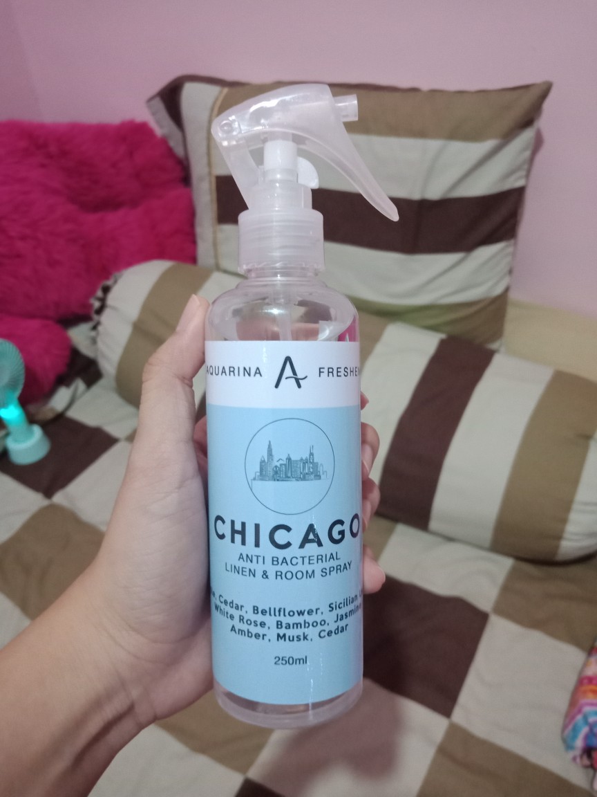 Aquarina Freshener Room Linen Spray Room Spray Parfum Pengharum Ruangan