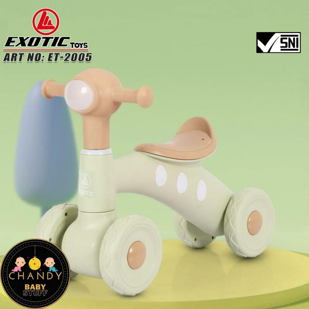 SEPEDA ANAK BALANCE BIKE EXOTIC ET 2005 ( MUSIK )