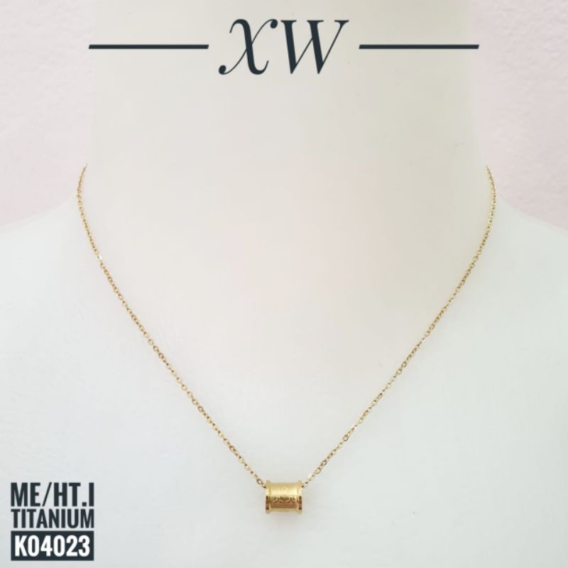 Kalung Titanium Gold/Rosegold K04023