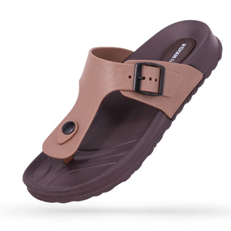 TERLARIS Sendal Jepit Pria Sandal YUMEIDA 6102 Sandal Karet Cowok Birken Gesper Murah