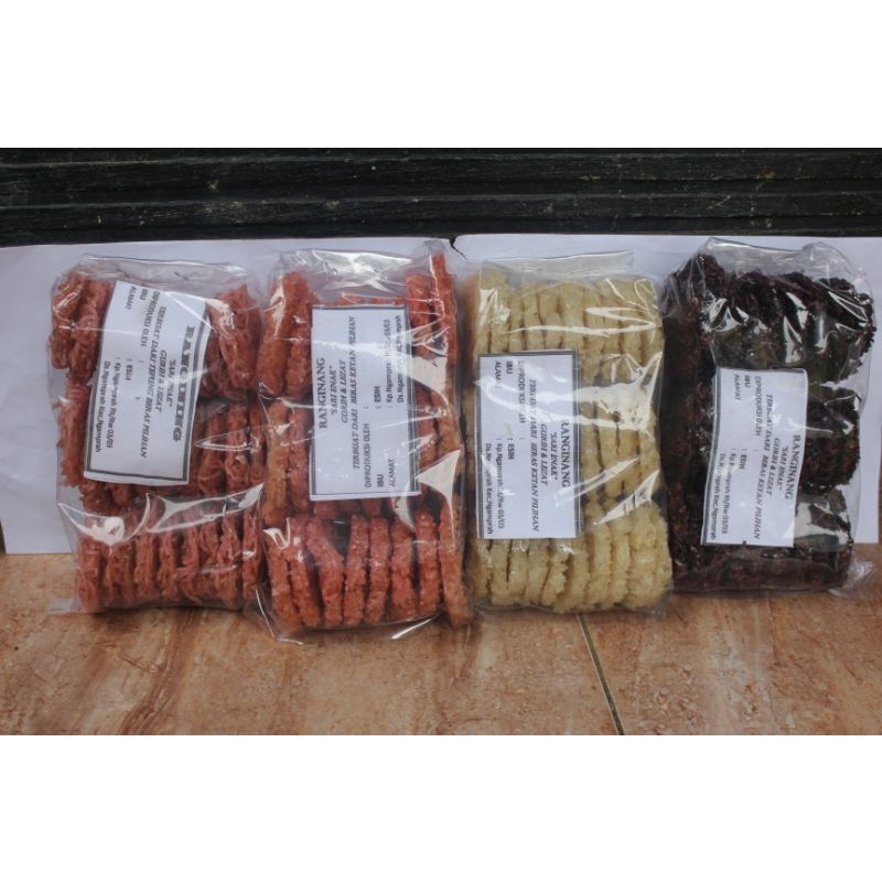 

RANGGINANG DAN RANGENING MENTAH ISI 27 PCS | ORIGINAL/KETAN/TERASI