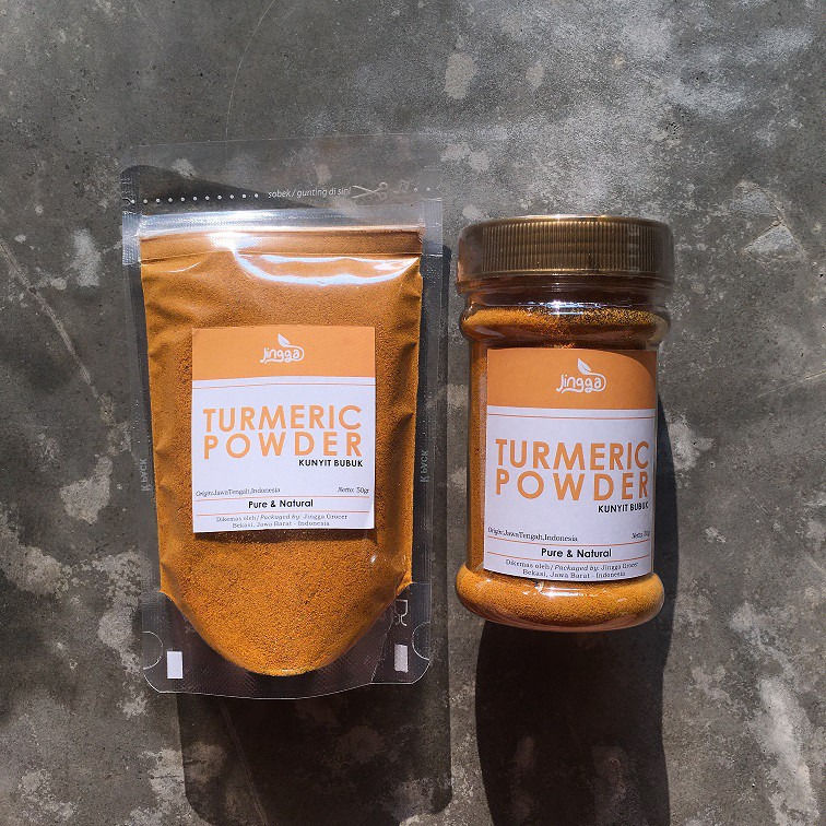 

Kunyit Bubuk 50gr turmeric powder Rempah