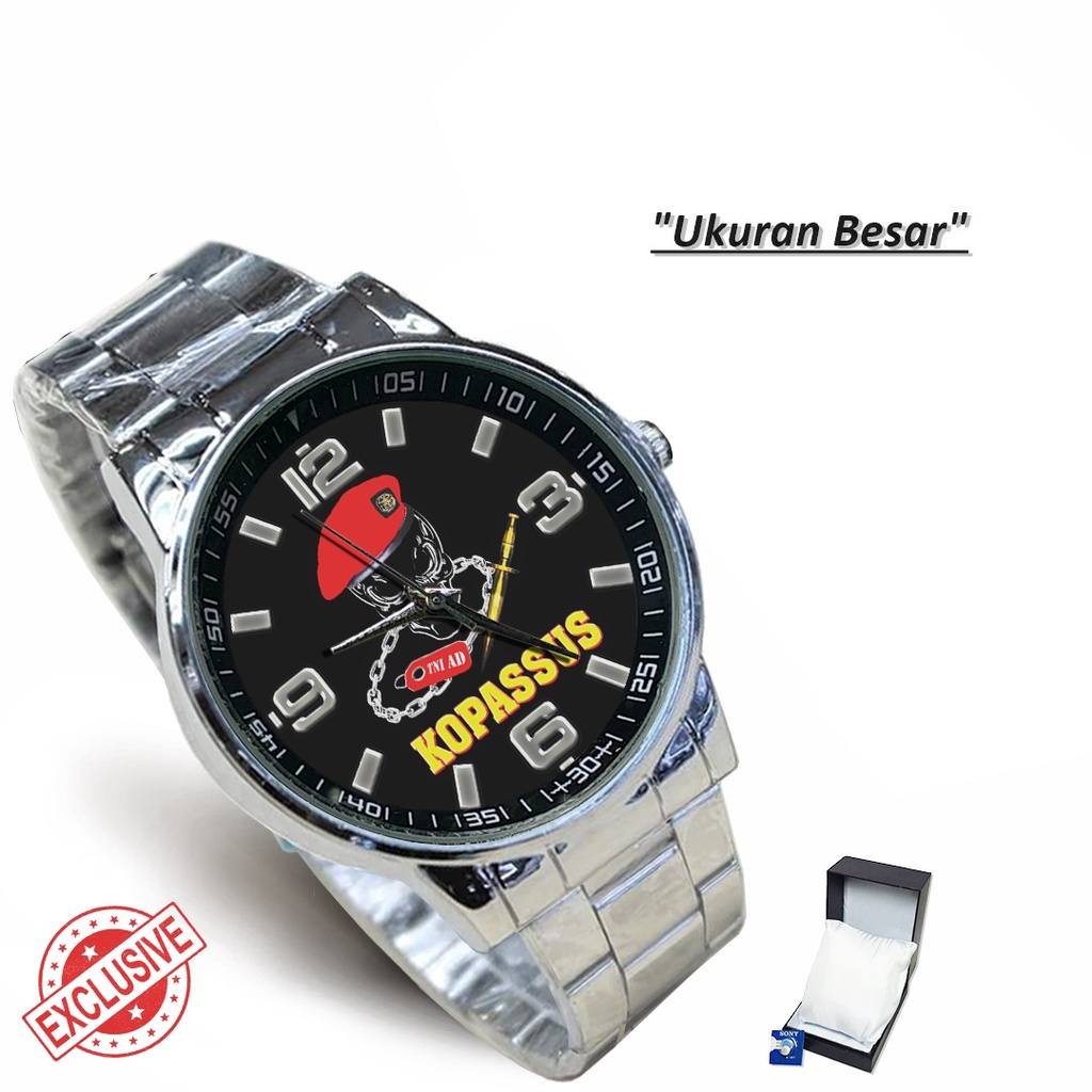Jam Tangan Rantai Couple KOPASSUS TNI AD - 3 (Limited Edition)