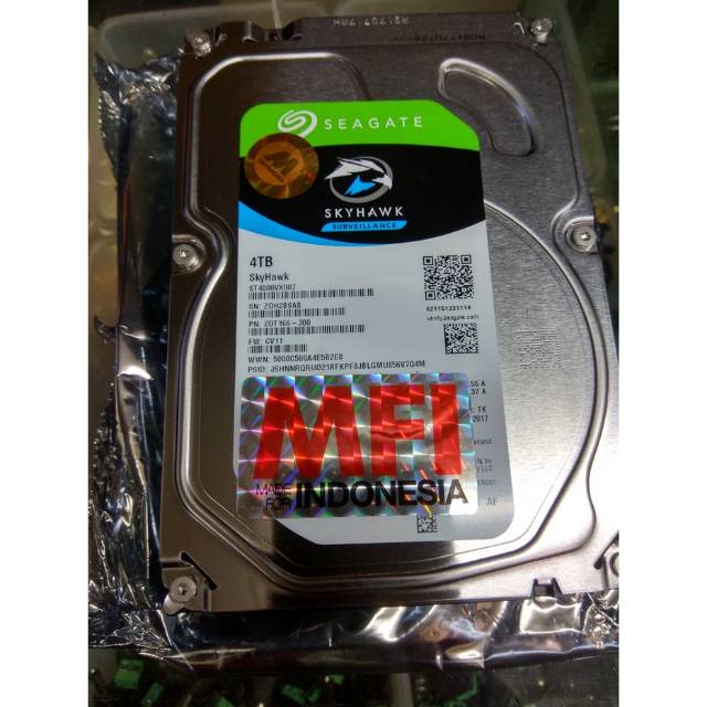 Harddisk 4tb seagate skyhawk mfi garansi 3tahun hdd 4tb