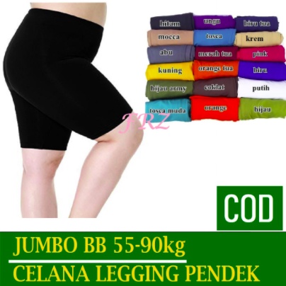 Celana Shot Legging Pendek Strit Wanita JUMBO dan Semua Ukuran Termurah