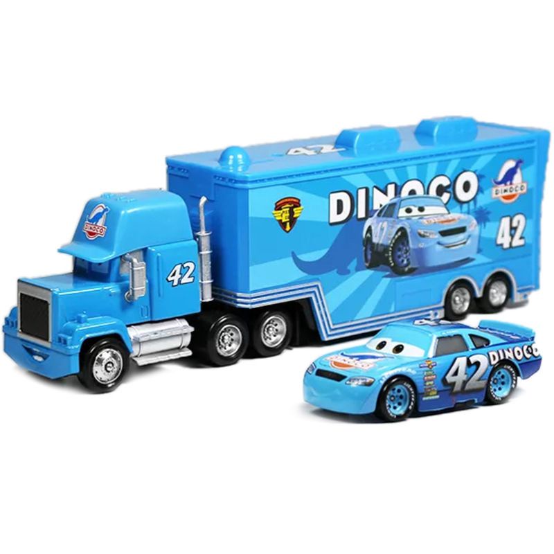 Racing Cars Mc Uncle Mcqueen Roadblock Cool Sister 95 Cargo Car Alloy Toys