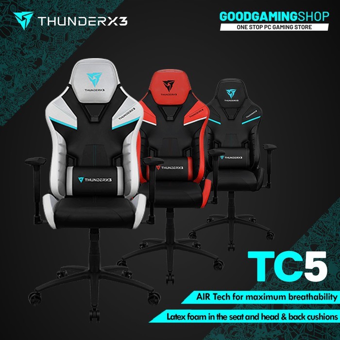 ThunderX3 TC5 Gaming Chair - AeroCool Kursi Gaming TC-5 TC 5