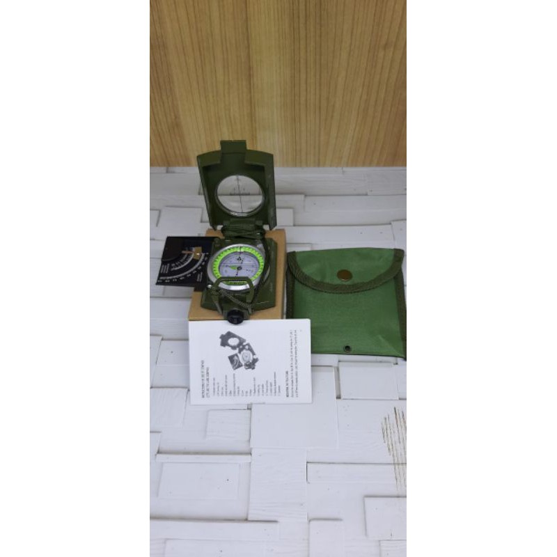 KOMPAS BIDIK COMPASS LENSATIC CLINOMETER ORIGINAL ASLI