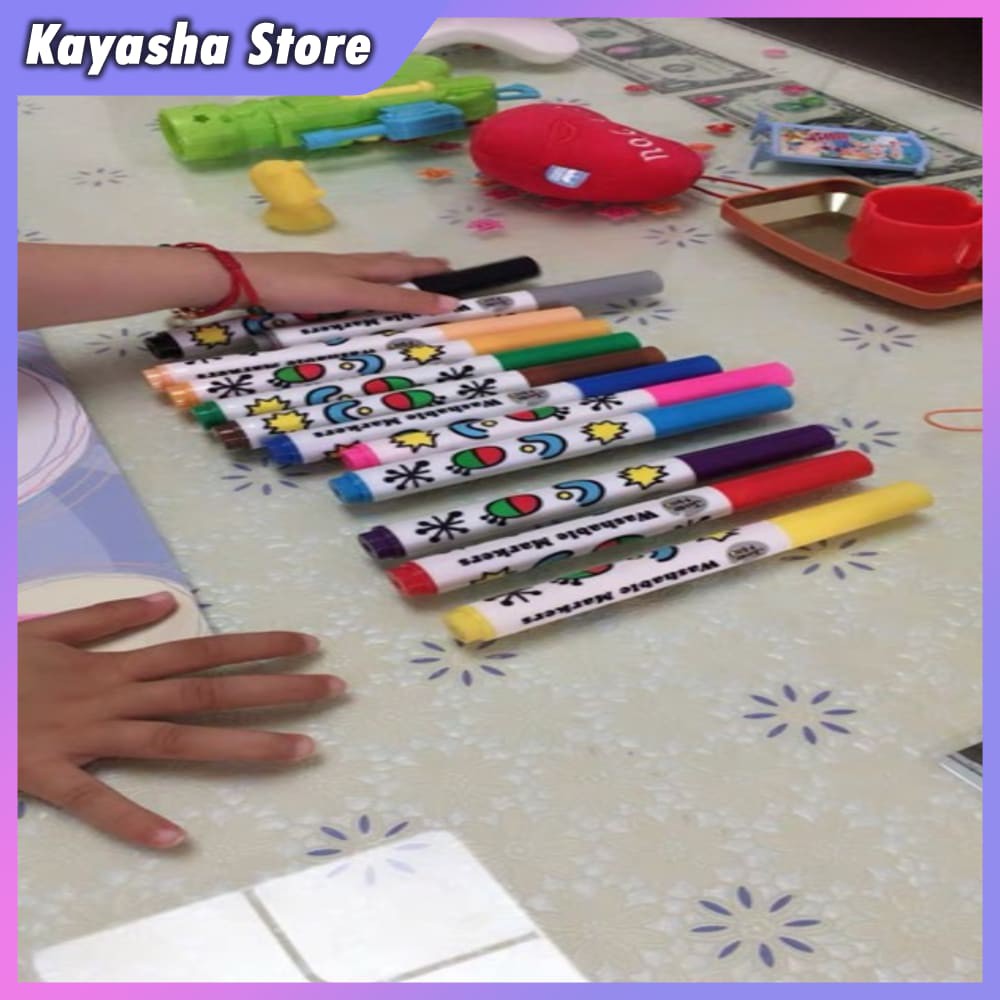 

KYS JOAN MIRO WASHABLE MARKER SPIDOL BISA DICUCI ALAT WARNA ANAK