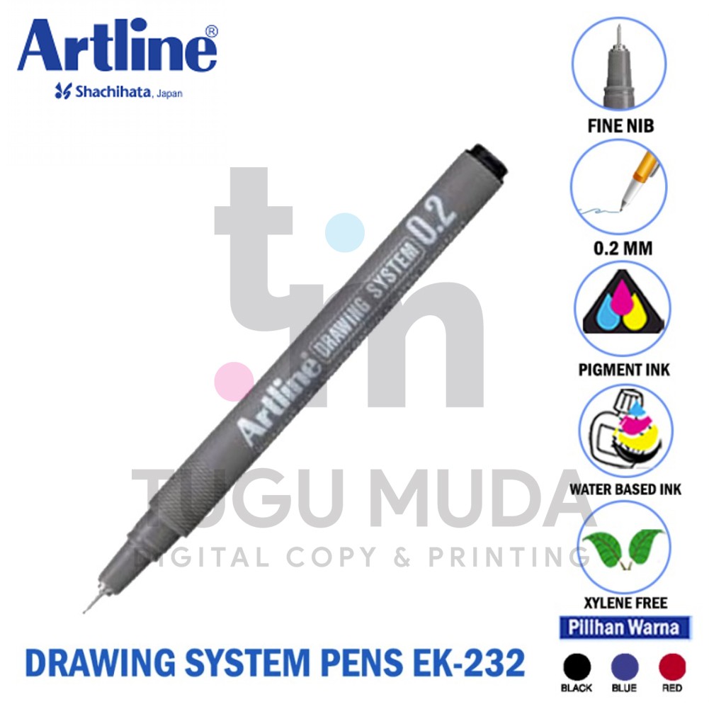 

ARTLINE Drawing System Pens / Drawing Pen | EK-232 - 0.2mm