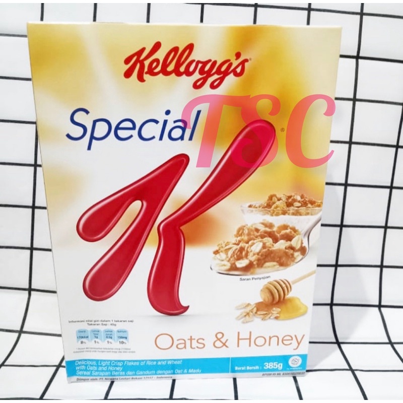 

Kelloggs Special K Oats & Honey 385g / Cereal / Kellogg's Special K Oat & Honey / Sereal