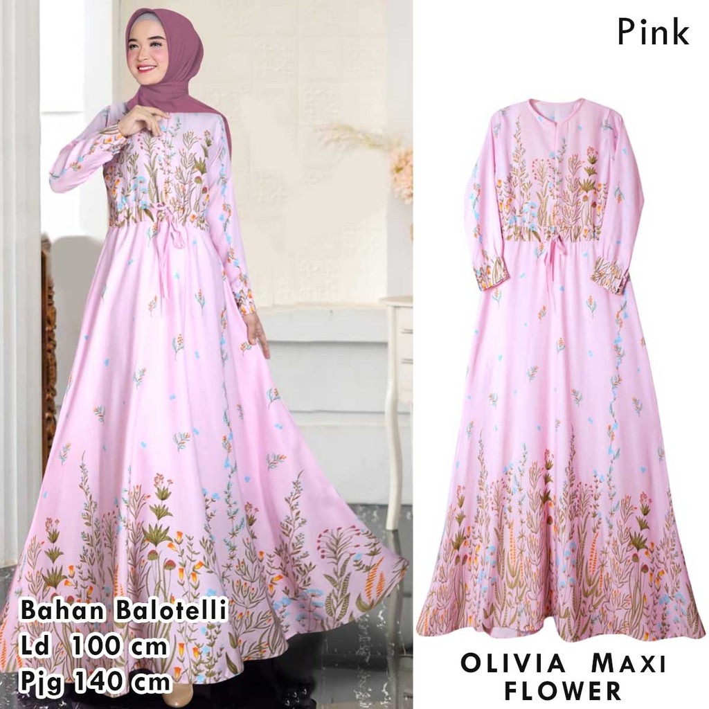 Olivia Maxi Dress floral Gamis