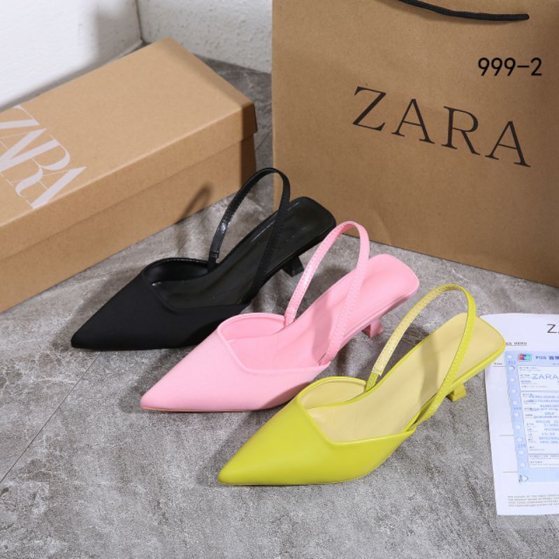 Jual New Arrival !!*Zara Slingback Heels #999-2* Indonesia|Shopee Indonesia