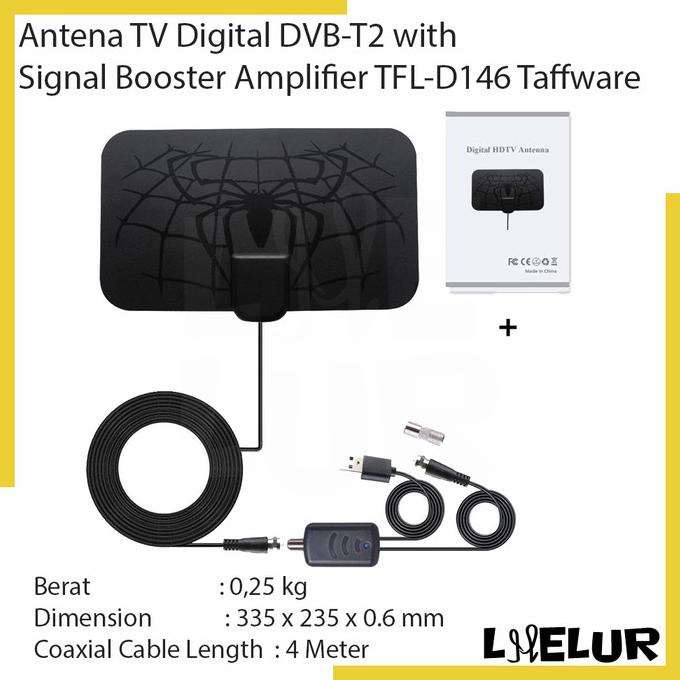 ] Antena TV Digital DVB-T2 Signal Booster Amplifier TFL-D146 Taffware