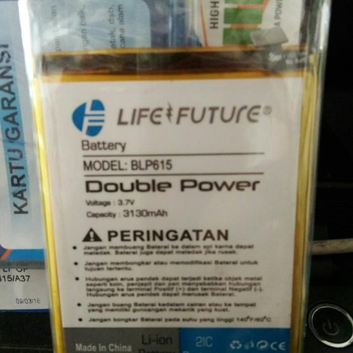 baterai double power life future OPPO A37 BLP615
