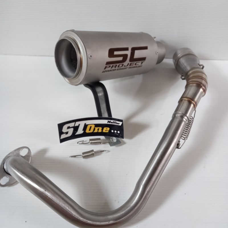 knalpot racing vario 125 vario 150 vario 160 vario 110 vario 2019 knalpot racing sc project sandblas