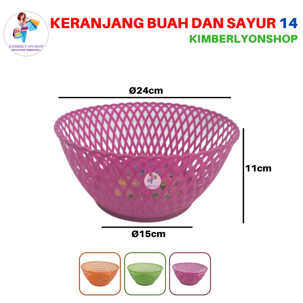 Keranjang Buah Dan Sayur Plastik Bakul Telur Besek Plastik Wakul 14