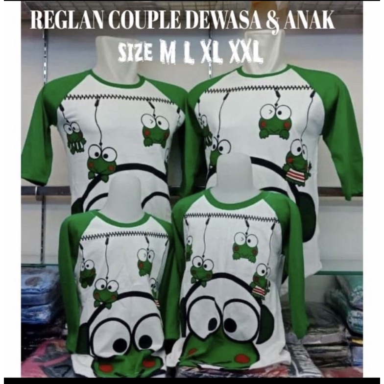 KAOS RAGLAN KEROPI PRIA WANITA BISA PAKAI READY SIZE M,L